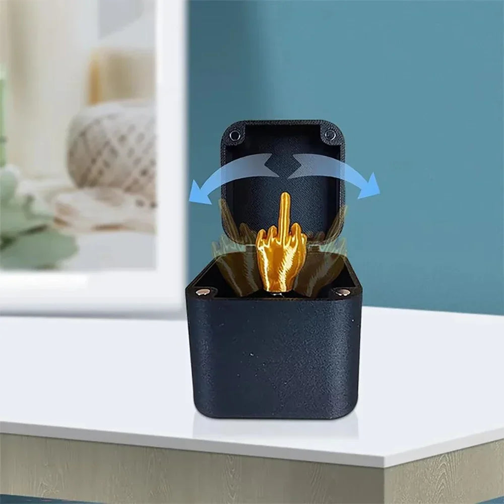 The Surprise "Middle Finger" prank Box Gift for friends & Secret Santa AE