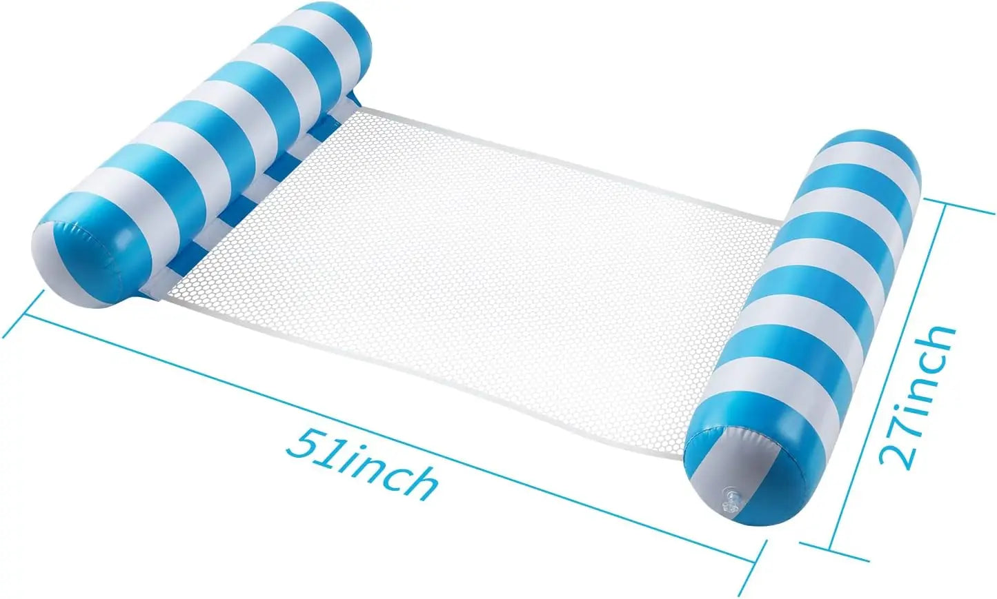 Premium Water Hammock Pool Float – Inflatable Mesh Lounger for everyone AE