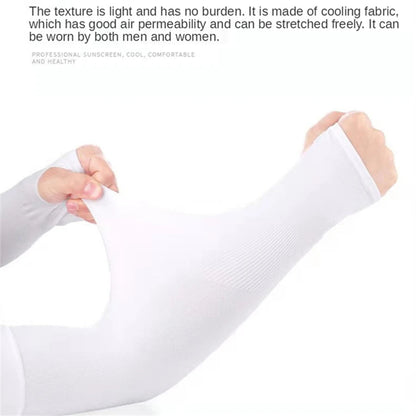 Australian UV Shield Cooling Hand Sleeve – UPF 50+ Ice Silk Sun Protection Pair AE