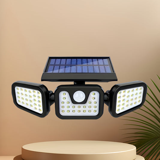 74 LED Solar Motion Sensor Light, 3 Brightness Modes Outdoor Wall Light, Suitable for Front Door, Yard, Garage, Patio Wahtrends