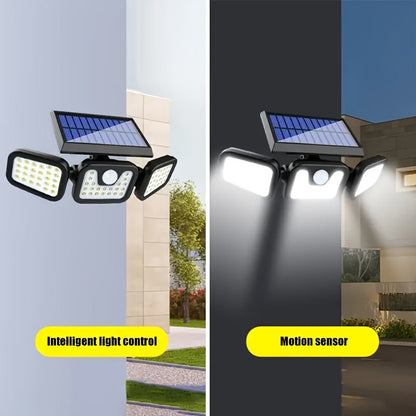 74 LED Solar Motion Sensor Light, 3 Brightness Modes Outdoor Wall Light, Suitable for Front Door, Yard, Garage, Patio Wahtrends