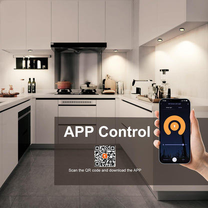 3 Pack Smart Under Cabinet Lights Hardwired,Dimmable LED Light for Kitchen Under Cabinet with Alexa Google Remote APP Control for Under Counter Lights for Cabinet Closets(Cold White) Wahtrends