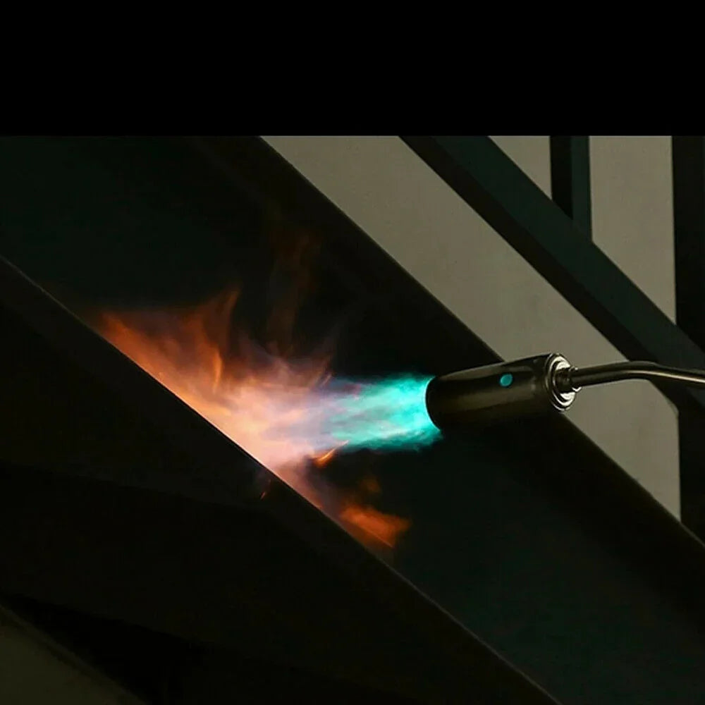 Weed Torch Burner Kit Shrub Weed Grass Killer Butane Gas Garden Tools Nozzl Hose - Wahtrends