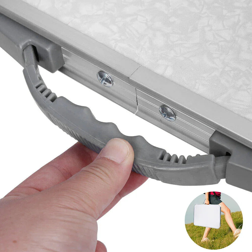 Outdoor Camping Folding Table Picnic Foldable Tables Aluminium Portable BBQ Desk - Wahtrends