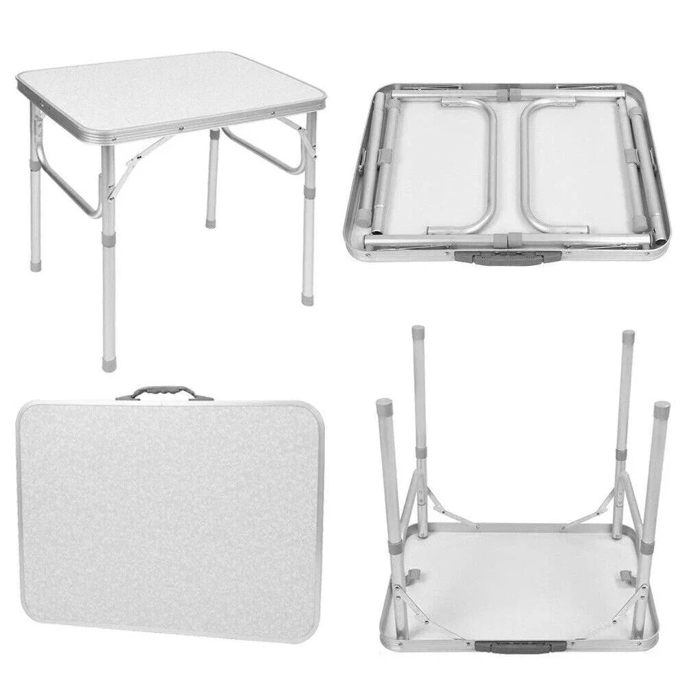 Outdoor Camping Folding Table Picnic Foldable Tables Aluminium Portable BBQ Desk - Wahtrends