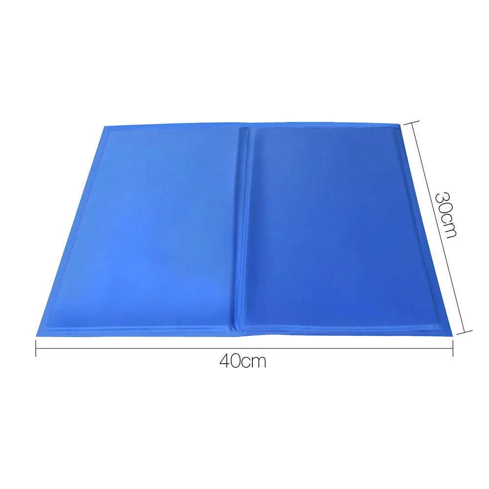 Small Pet Cool Gel Mat Dog Cat Bed Non-Toxic Cooling Dog Summer Pad 30 x 40 cm - Wahtrends