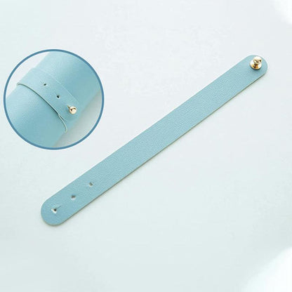 Large Leather Mouse Pad 80x40cm Desk Mat Gaming Extended Waterproof Anti Slip - Light Blue - Wahtrends