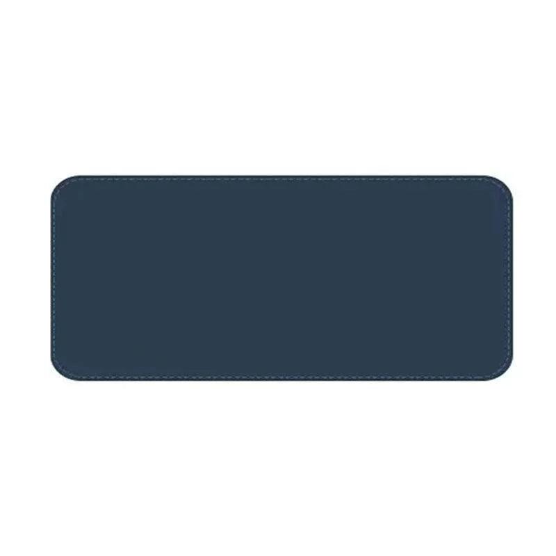 Large Leather Mouse Pad 80x40cm Desk Mat Gaming Extended Waterproof Anti Slip - Light Blue - Wahtrends