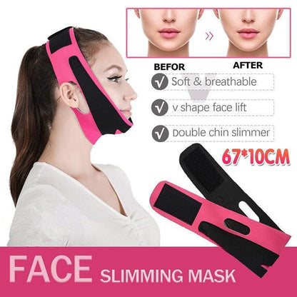 Face V Line Slimming Strap Chin Lifting Mask Belt for Daily Use Wahtrends