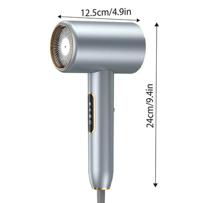 Hair Dryer Lightweight Quiet 2400W | Blue Ray Fast Dry - Wahtrends