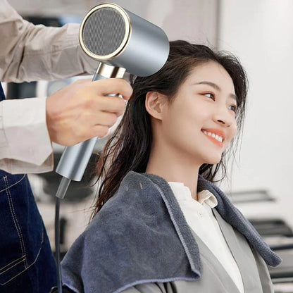 Hair Dryer Lightweight Quiet 2400W | Blue Ray Fast Dry - Wahtrends