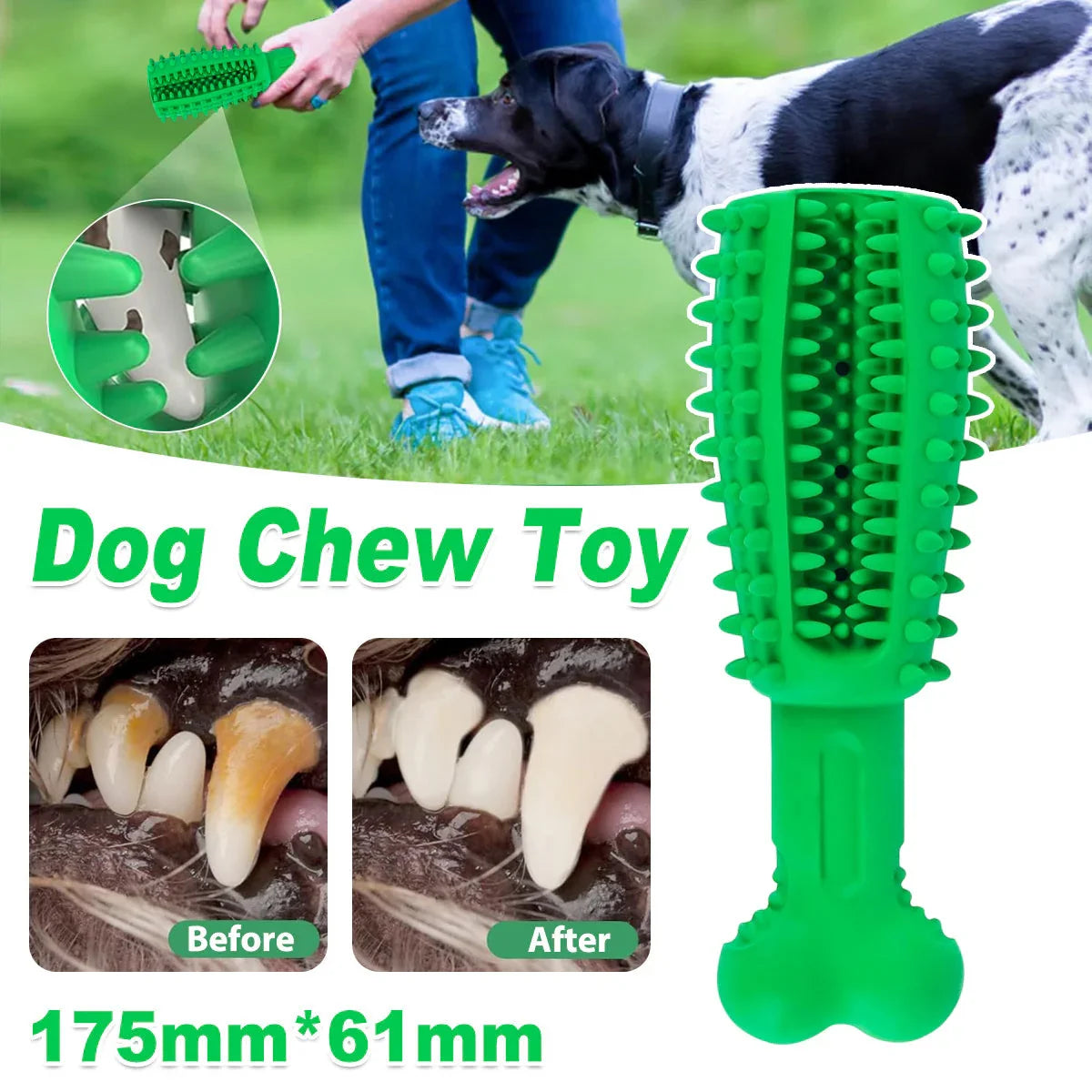 Pet Teething Sticks Dog Chew Toys Teeth Cleaning for Small Dogs Home Daily Use Wahtrends