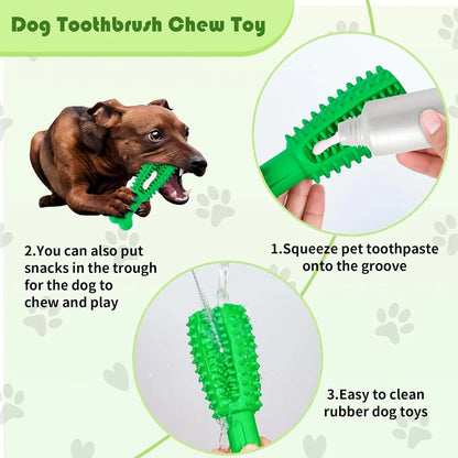 Pet Teething Sticks Dog Chew Toys Teeth Cleaning for Small Dogs Home Daily Use Wahtrends
