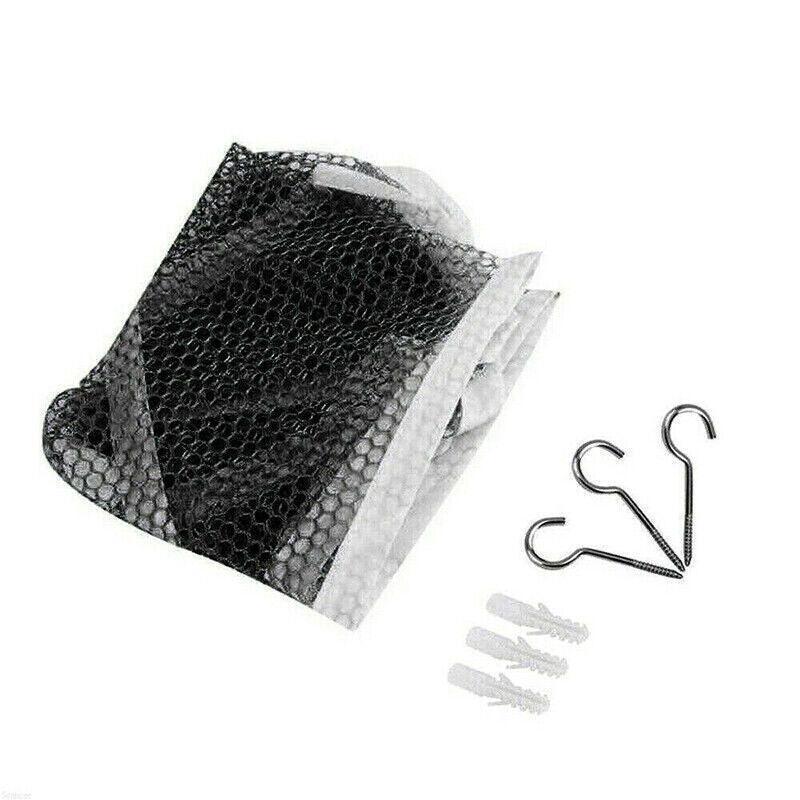 Soft Large Toy Hammock Mesh Net Storage Organizer for Bedroom Plush Toys - White - Wahtrends