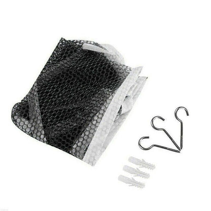 Soft Large Toy Hammock Mesh Net Storage Organizer for Bedroom Plush Toys - White - Wahtrends