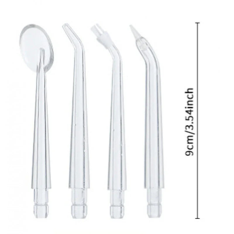 Black Cordless Water Flosser, USB Rechargeable with 4 Tips - Wahtrends