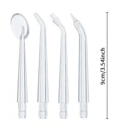 Black Cordless Water Flosser, USB Rechargeable with 4 Tips - Wahtrends