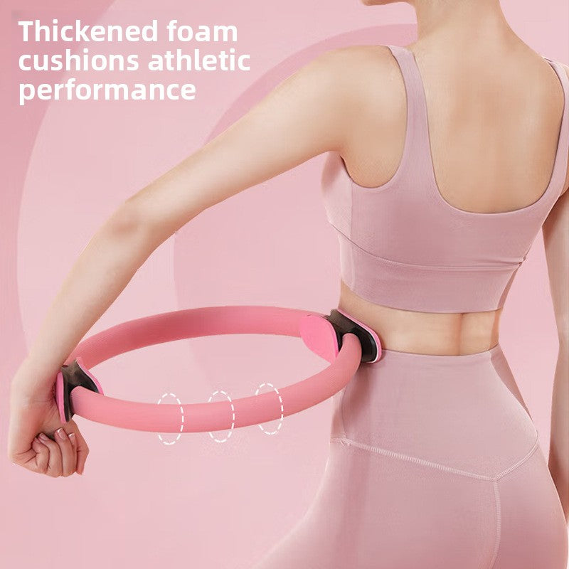 Green Pilates Ring Exercise Tool – High-Elasticity Yoga Ring for Core Strength, Postpartum Recovery, Glute Toning & Full-Body Workout (Unisex) Wahtrends