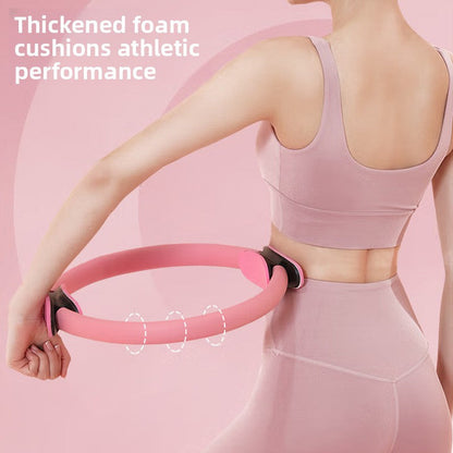 Green Pilates Ring Exercise Tool – High-Elasticity Yoga Ring for Core Strength, Postpartum Recovery, Glute Toning & Full-Body Workout (Unisex) Wahtrends