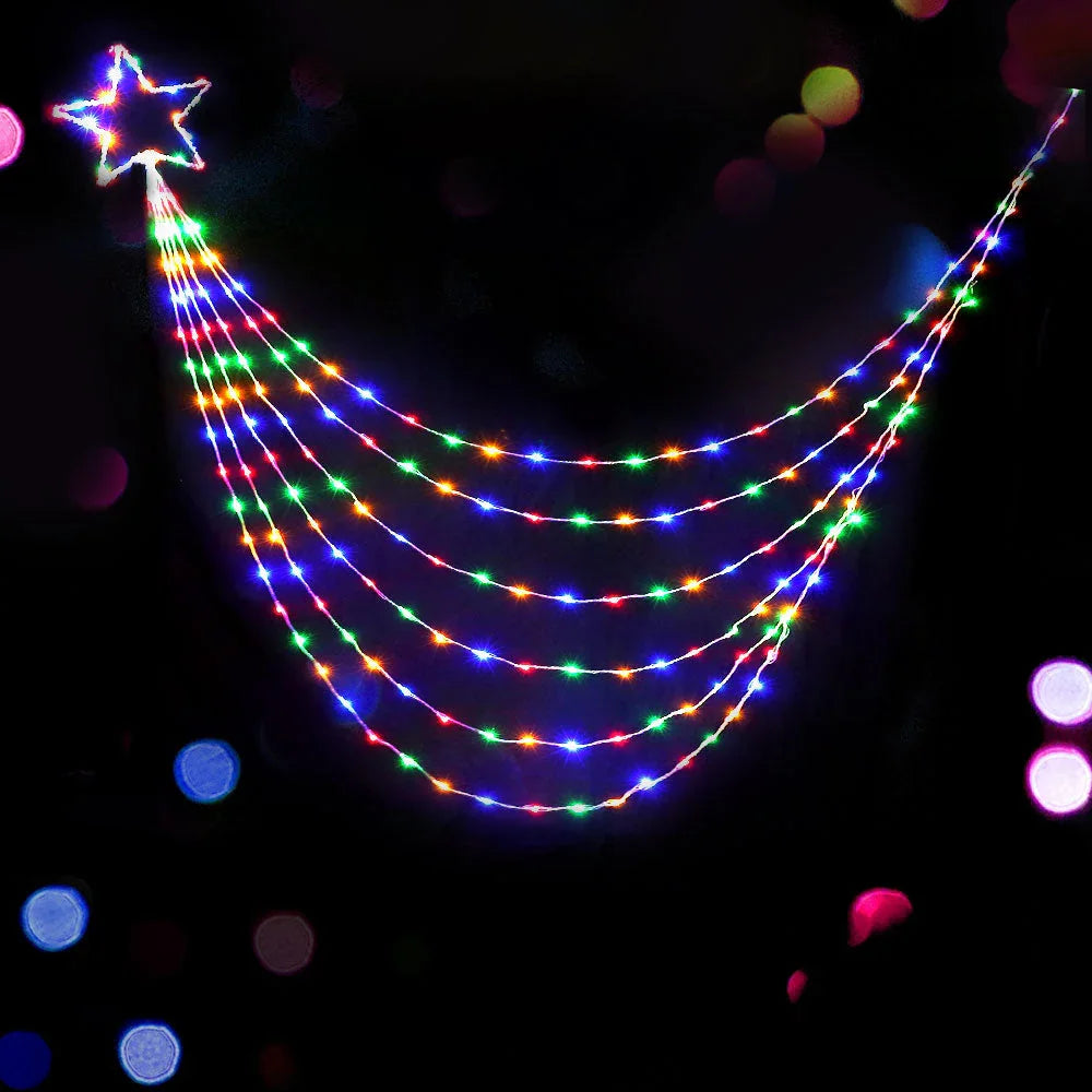 200 LED 3M Christmas Lights Solar String Fairy Light Jingle Jollys - Wahtrends