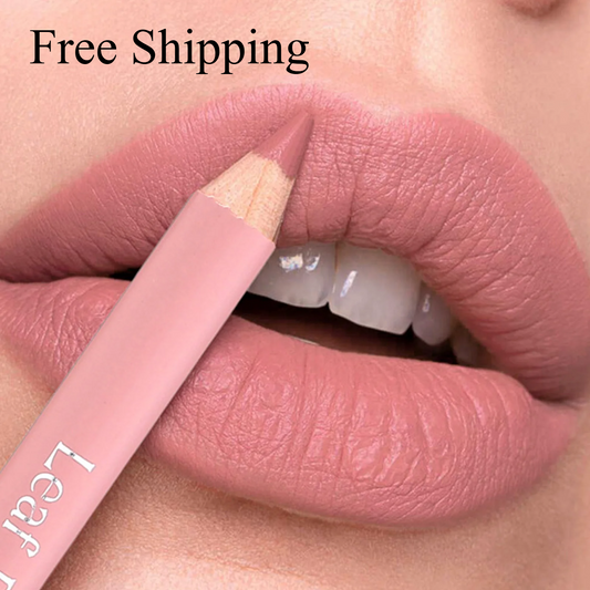 Matte Lipliner Pencil—Waterproof, Smudge-Proof & Long-Lasting Lip Contour Kit AE
