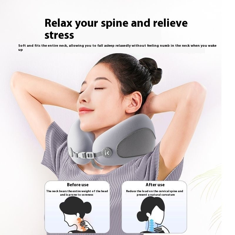 Traveling Pillow Neck Pillow Neck Portable Latex CJ