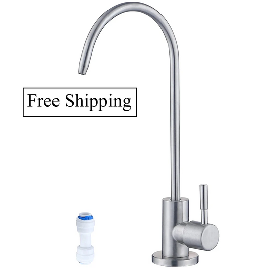 Stainless Steel Water Purifier Faucet – Lead-Free Drinking Tap for RO Systems AE