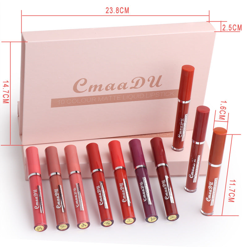Women's Non-stick Cup Waterproof Matte Lipstick CJ